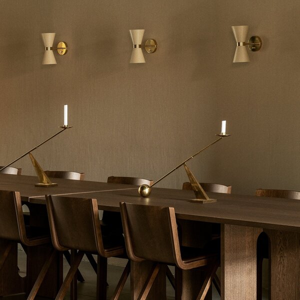 Fali Lámpa Audo Copenhagen, Collector, dimmable, Bézs, Nappali, Fém, Dizájn