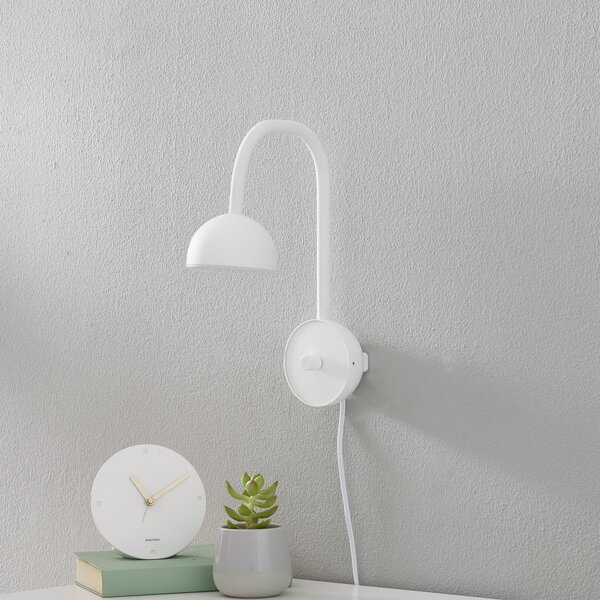 Fali Lámpa Northern, Blush, dimmable, Fehér, Hálószoba, Fém, Dizájn