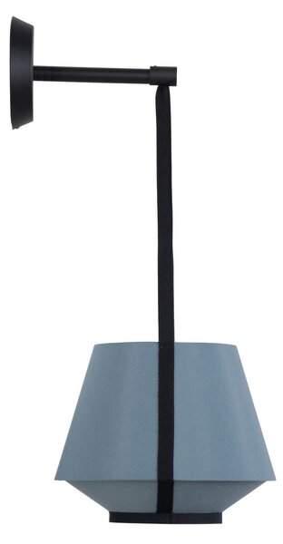 Fali Lámpa Forestier, Carrie XS, dimmable, Kék, Nappali, Szövet / Textília, Dizájn