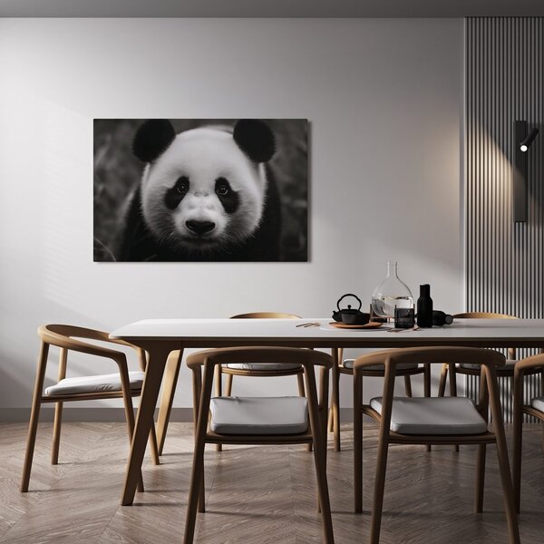 Kép aranyos panda a természetben