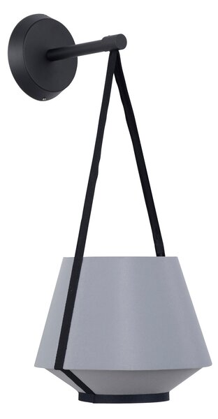 Fali Lámpa Forestier, Carrie XS, dimmable, Szürke, Nappali, Szövet / Textília, Dizájn