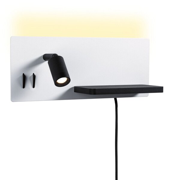 Fali Lámpa Paulmann, Serra, dimmable, Fehér, Hálószoba, Sárgaréz, Modern