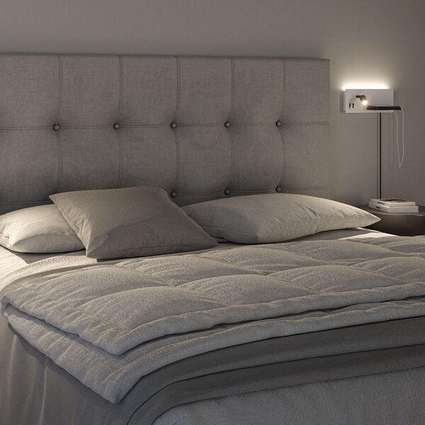 Fali Lámpa Paulmann, Serra, dimmable, Fehér, Hálószoba, Sárgaréz, Modern
