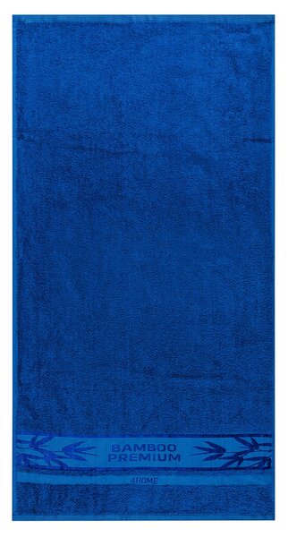 4Home Bamboo Premium törölköző és fürdőlepedő szett kék, 70 x 140 cm, 50 x 100 cm