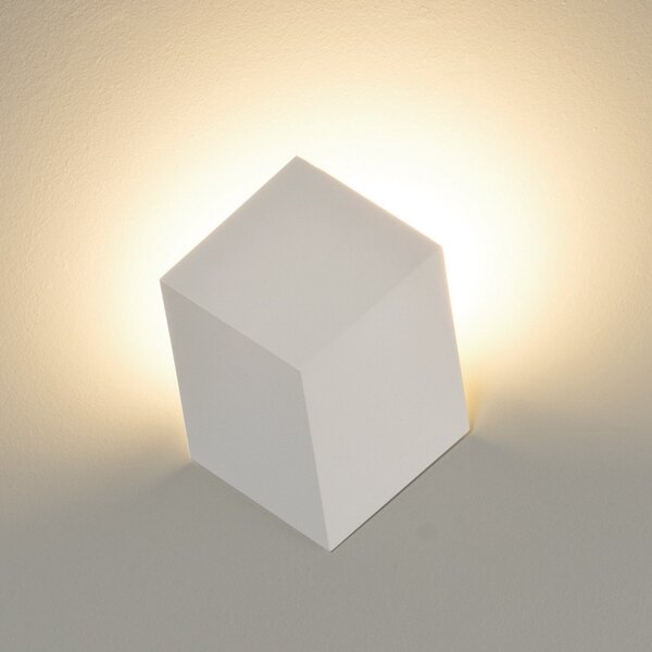 Fali Lámpa Rotaliana, QB, dimmable, Fehér, Nappali, Fém, Dizájn