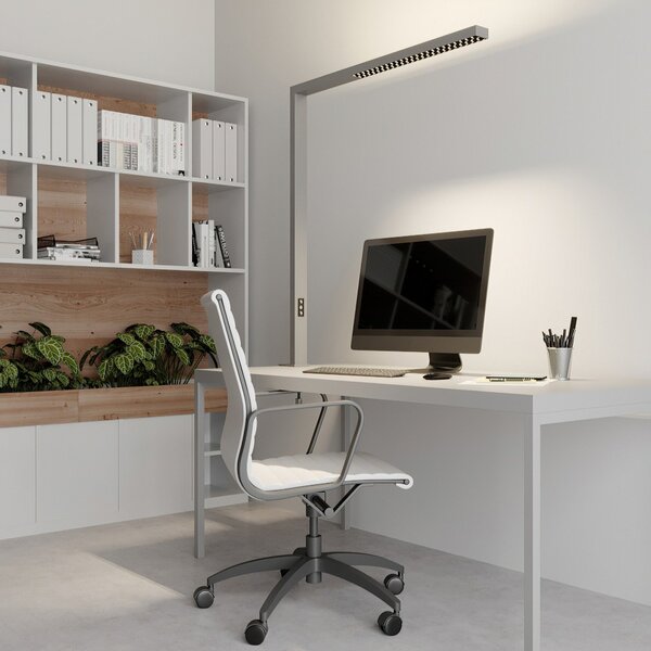 Spotlámpa Arcchio, Jolinda, dimmable, Szürke, Dolgozószoba / iroda, Alumínium, Modern