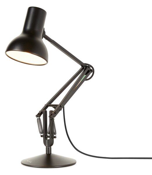 Asztali lámpa Anglepoise, Type 75, Fekete, Nappali, Fém, Dizájn