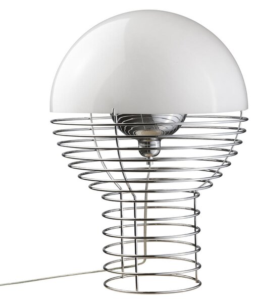 Asztali lámpa Verpan, Wire Large, Fémes, Nappali, Fém, Dizájn