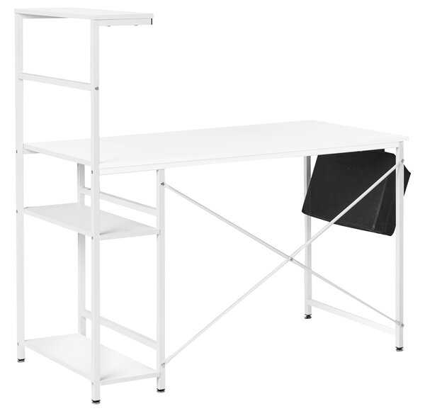 Íróasztal ARAMINGO Fehér 120 cm 60 cm Ágyneműtartóval
