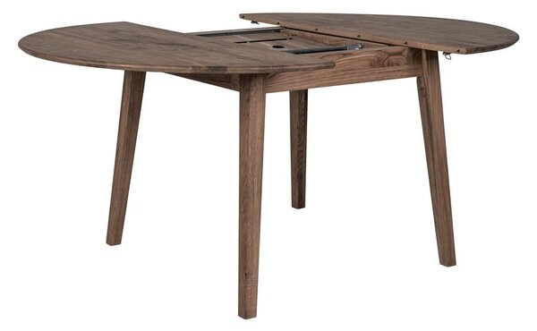 Tölgyfa kerek bővíthető étkezőasztal ø 118 cm Metz – House Nordic