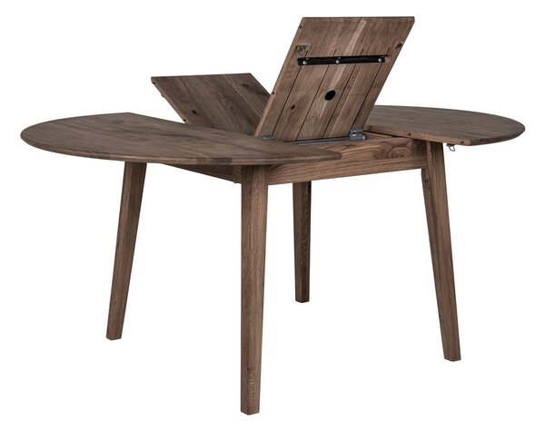 Tölgyfa kerek bővíthető étkezőasztal ø 118 cm Metz – House Nordic