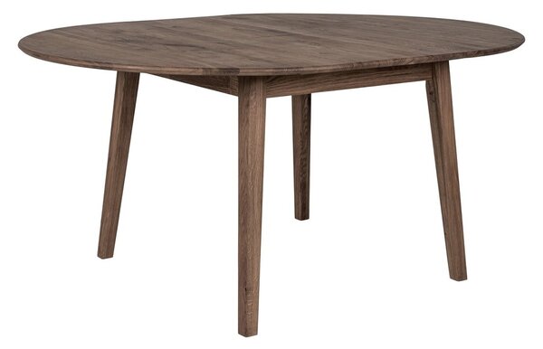 Tölgyfa kerek bővíthető étkezőasztal ø 118 cm Metz – House Nordic