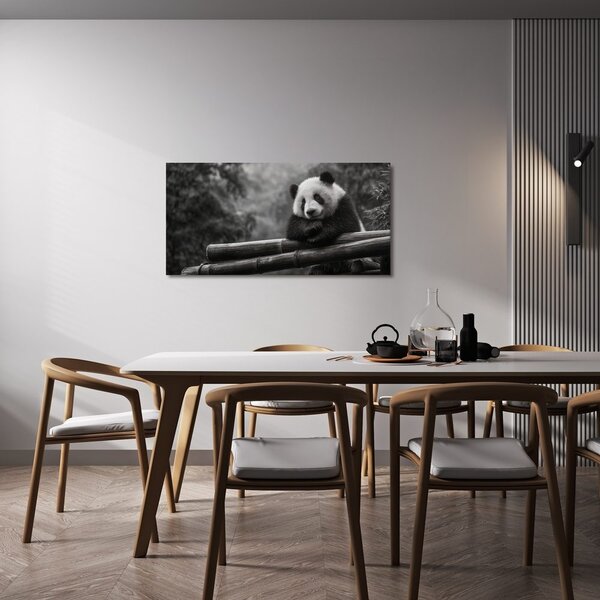 Kép nyugodt panda a természetben