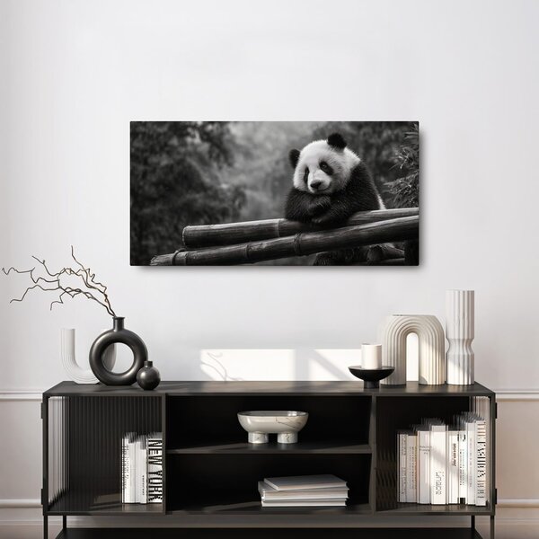 Kép nyugodt panda a természetben