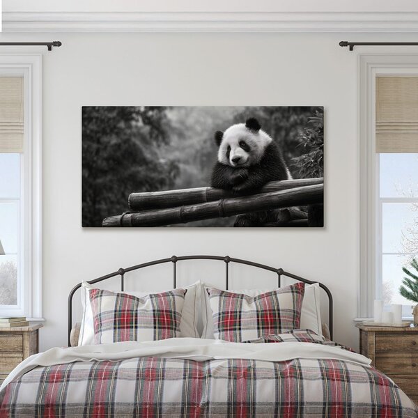 Kép nyugodt panda a természetben