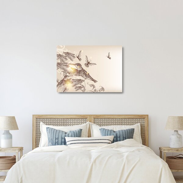 Kép - Kolibri (üvegen) (70x50 cm)