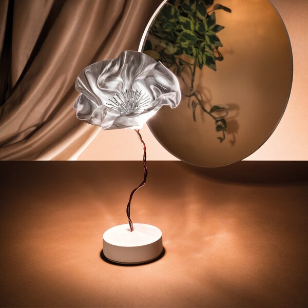 Asztali lámpa Slamp, Lafleur, dimmable, Átlátszó, Nappali, Műanyag, Dizájn