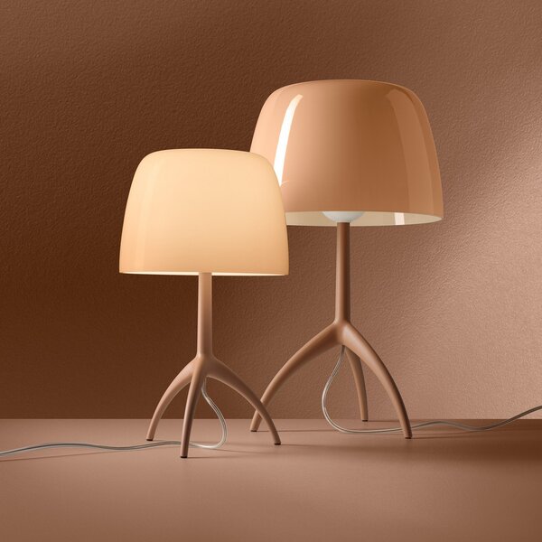 Asztali lámpa Foscarini, Lumiere nuances piccola, dimmable, Nappali, Üveg, Dizájn