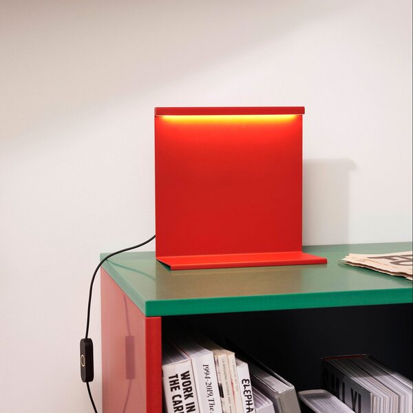 Asztali lámpa HAY, LBM, dimmable, Piros, Nappali, Fém, Dizájn