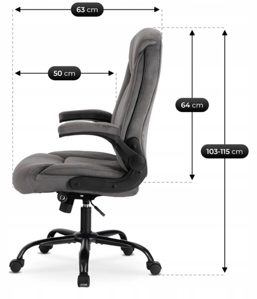 COMFORT ergonomikus forgószék, szürke