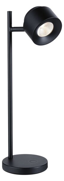 Asztali lámpa Paulmann, Puric Pane I, dimmable, Fekete, Nappali, Fém, Modern