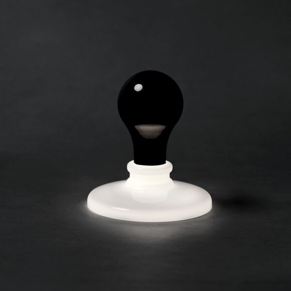 Asztali lámpa Foscarini, Black Light, dimmable, Fekete, Nappali, Üveg, Dizájn