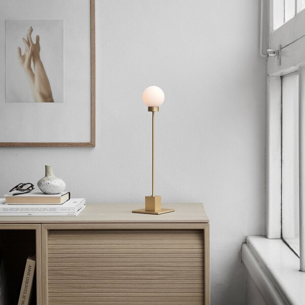 Asztali lámpa Northern, Snowball, dimmable, Arany / Sárgaréz, Nappali, Üveg, Dizájn