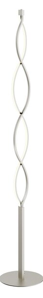 Állólámpa Lindby, Auron, dimmable, Szürke, Nappali, Fém, Modern