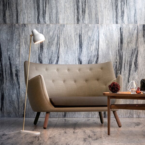 Állólámpa Louis Poulsen, VL38, dimmable, Fehér, Nappali, Fém, Dizájn