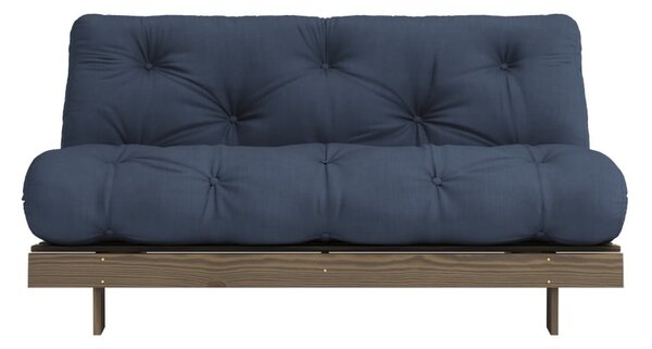Sötétkék kinyitható kanapé 160 cm Roots – Karup Design