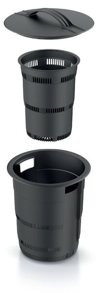 Prosperplast COMBIOSOIL komposztáló fekete 25cm
