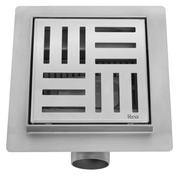 Rea, Vízelvezető csatorna REA CROSS 120x120 Nikkelkefe, REA-G6200
