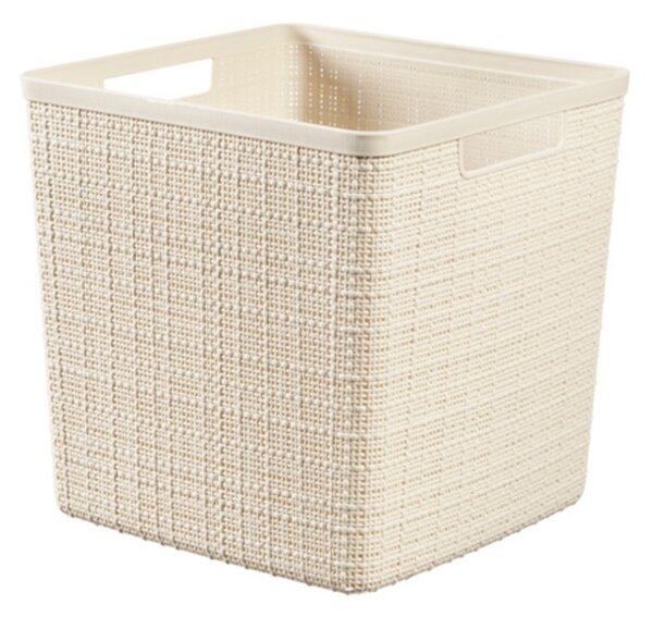 Curver Jute Cube doboz 17L bézs