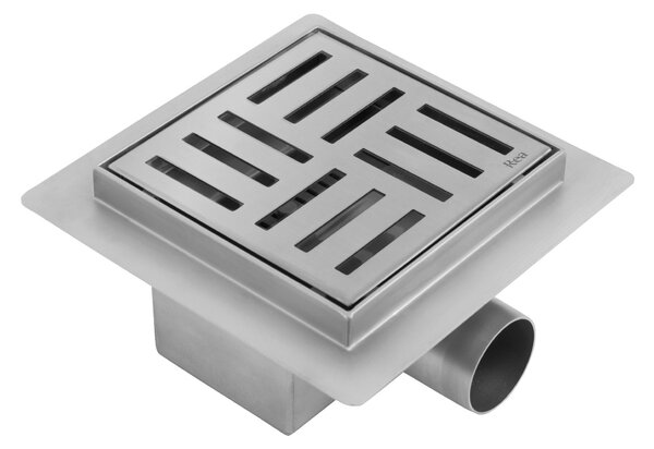 Rea, Vízelvezető csatorna REA CROSS 120x120 Nikkelkefe, REA-G6200