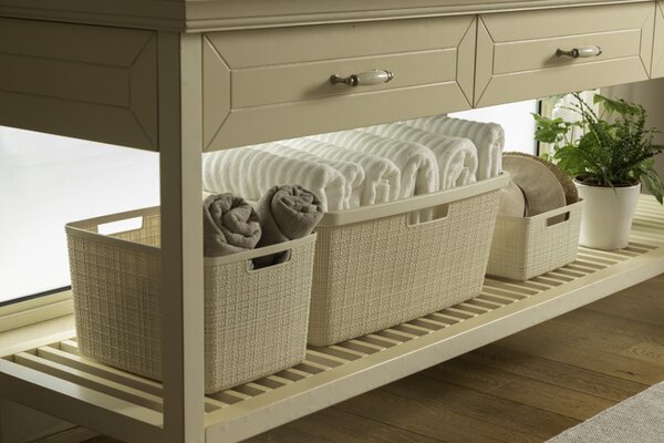 Curver Jute L doboz 20L bézs