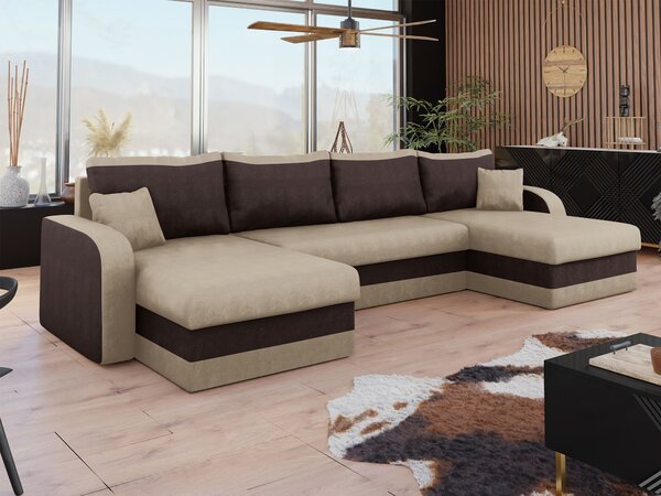 Sarokkanapé Comfivo Melissa IV, Kárpit, 80x304x140cm