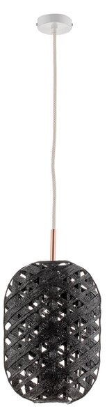 Függőlámpa Forestier, Capsule S, dimmable, Fekete, Nappali, Bambusz, Dizájn