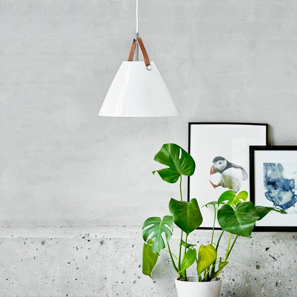 Függőlámpa DFTP by Nordlux, Strap 27, dimmable, Fehér, Nappali, Üveg, Modern