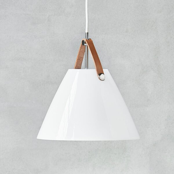 Függőlámpa DFTP by Nordlux, Strap 27, dimmable, Fehér, Nappali, Üveg, Modern