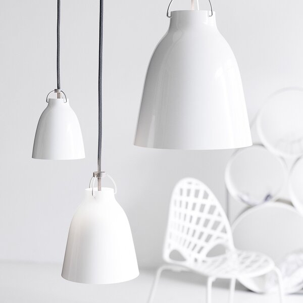 Függőlámpa FRITZ HANSEN, Caravaggio P1, dimmable, Fehér, Nappali, Fém, Dizájn
