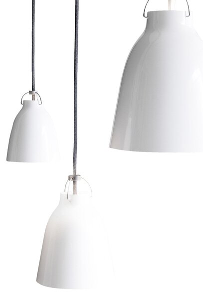 Függőlámpa FRITZ HANSEN, Caravaggio P1, dimmable, Fehér, Nappali, Fém, Dizájn