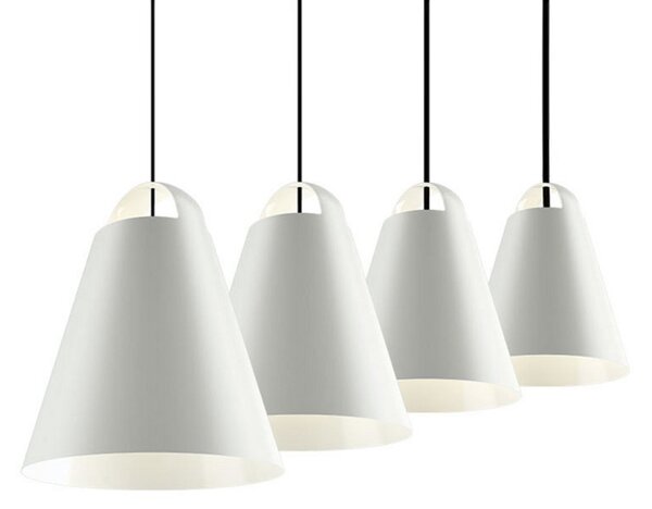 Függőlámpa Louis Poulsen, Above, dimmable, Fehér, Nappali, Fém, Dizájn