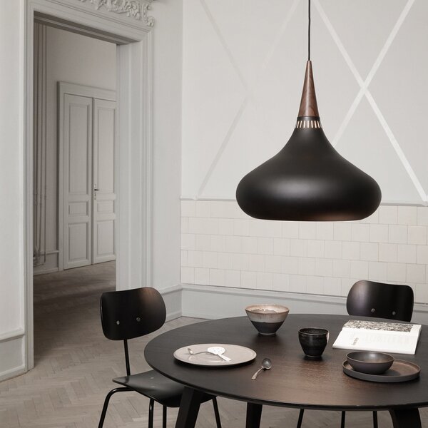 Függőlámpa FRITZ HANSEN, Orient P3, dimmable, Fekete, Nappali, Fém, Dizájn