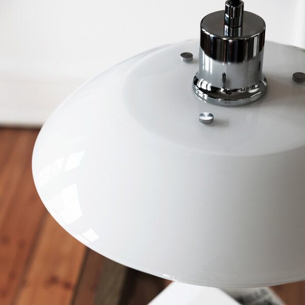 Függőlámpa Dyberg Larsen, DL31, dimmable, Fehér, Nappali, Üveg, Skandináv