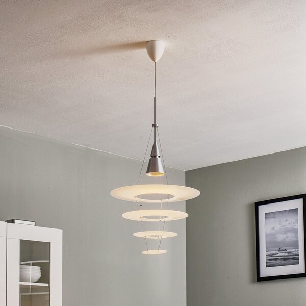 Függőlámpa Louis Poulsen, Enigma, dimmable, Fehér, Nappali, Fém, Dizájn