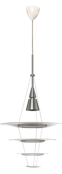 Függőlámpa Louis Poulsen, Enigma, dimmable, Fehér, Nappali, Fém, Dizájn