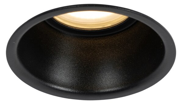 Okos süllyesztett spotlámpa fekete IP44, Wifi GU10 50mm-es - Dept