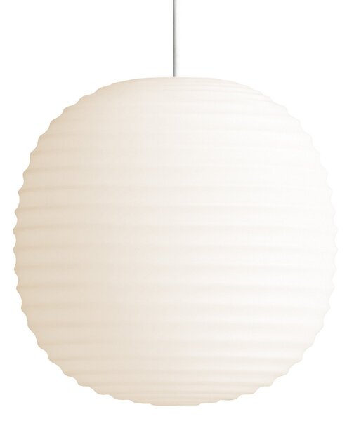Függőlámpa New Works, Lantern Small, dimmable, Fehér, Nappali, Üveg, Dizájn