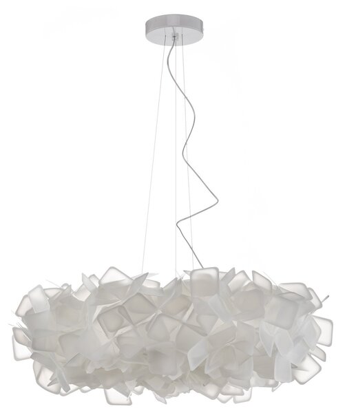 Függőlámpa Slamp, Clizia, dimmable, Fehér, Nappali, Műanyag, Dizájn