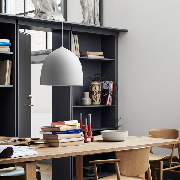 Függőlámpa FRITZ HANSEN, Suspence P2, dimmable, Szürke, Nappali, Fém, Dizájn